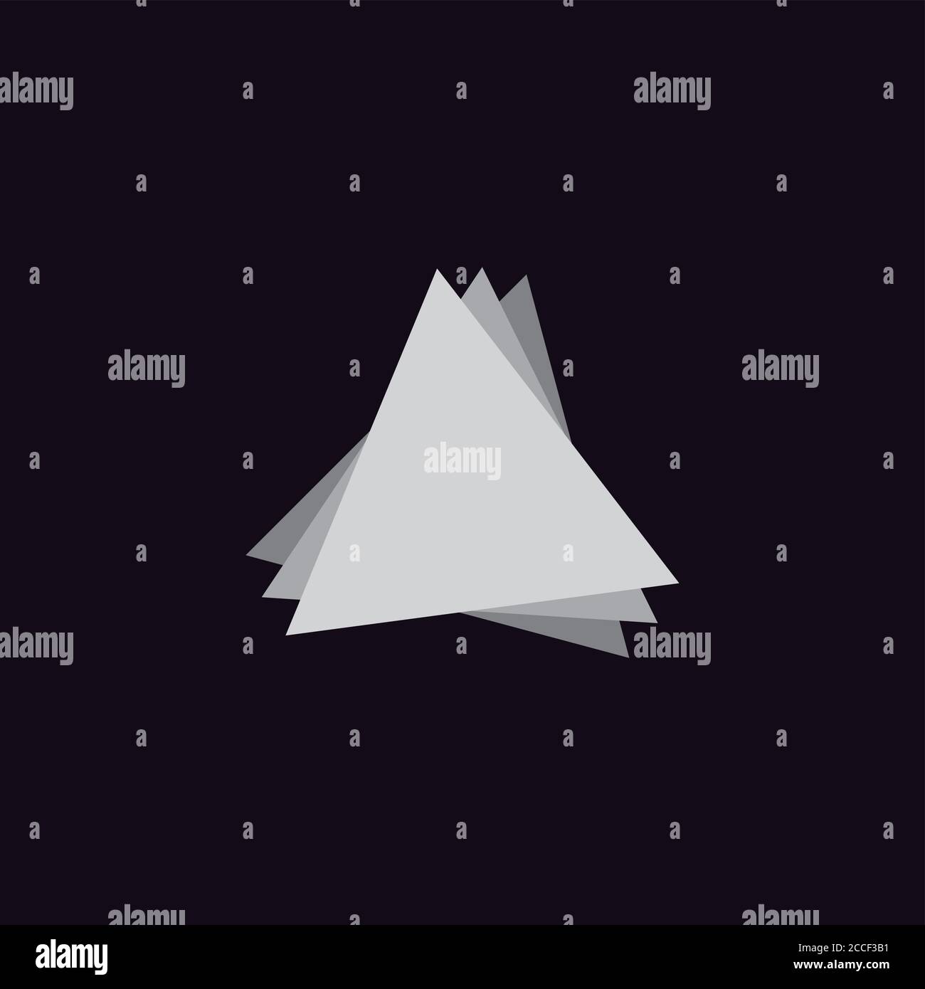 triangle circle 3d motion logo vector Stock Vector Image & Art - Alamy