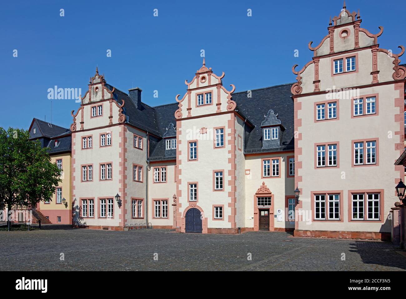 Burggrafiat (castle), today: tax office, Friedberg, Hessen, Germany Stock Photo