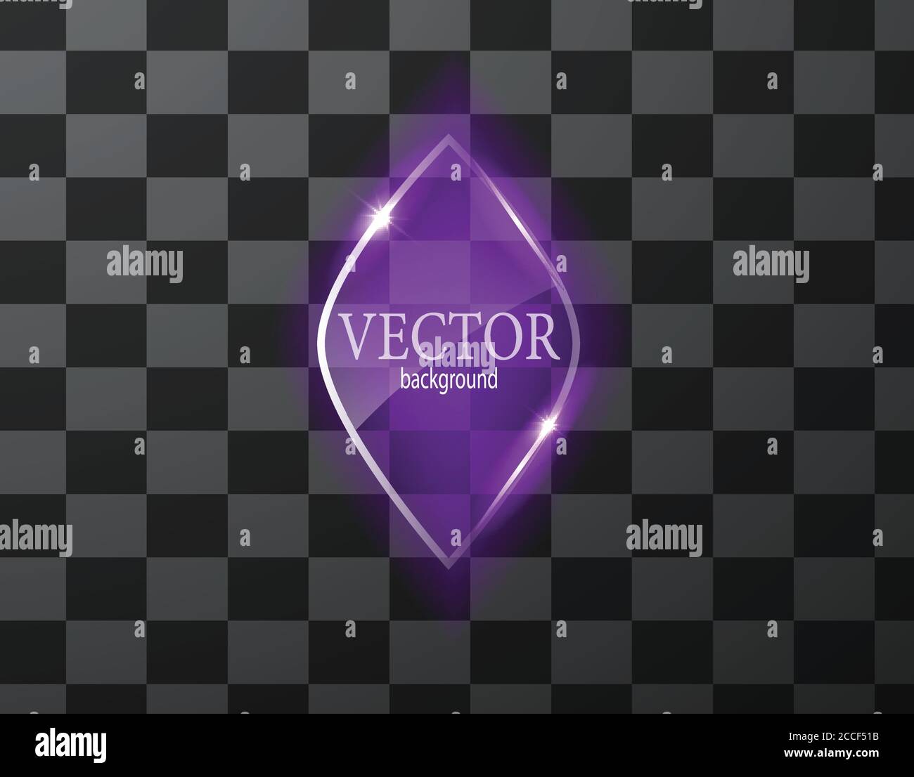 Glass vector button plane. Easy editable background Stock Vector