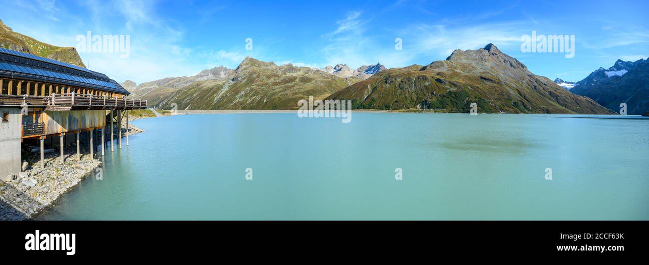 Austria, Montafon, Silvrettasee, Biehler Höhe. Stock Photo