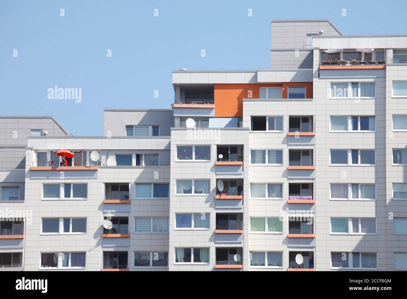 Skyscraper, Osterholz-Tenever, Bremen, Germany, Europe Stock Photo