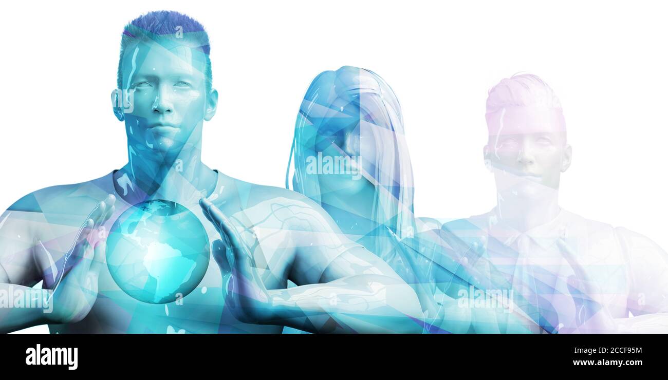 Going Global Business Expansion with Manager Holding Globe Stock Photo