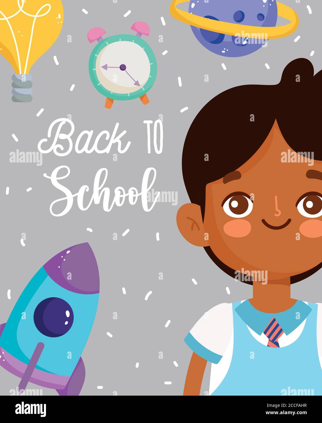 back to school, pupil boy clock rocket planet elementary education ...