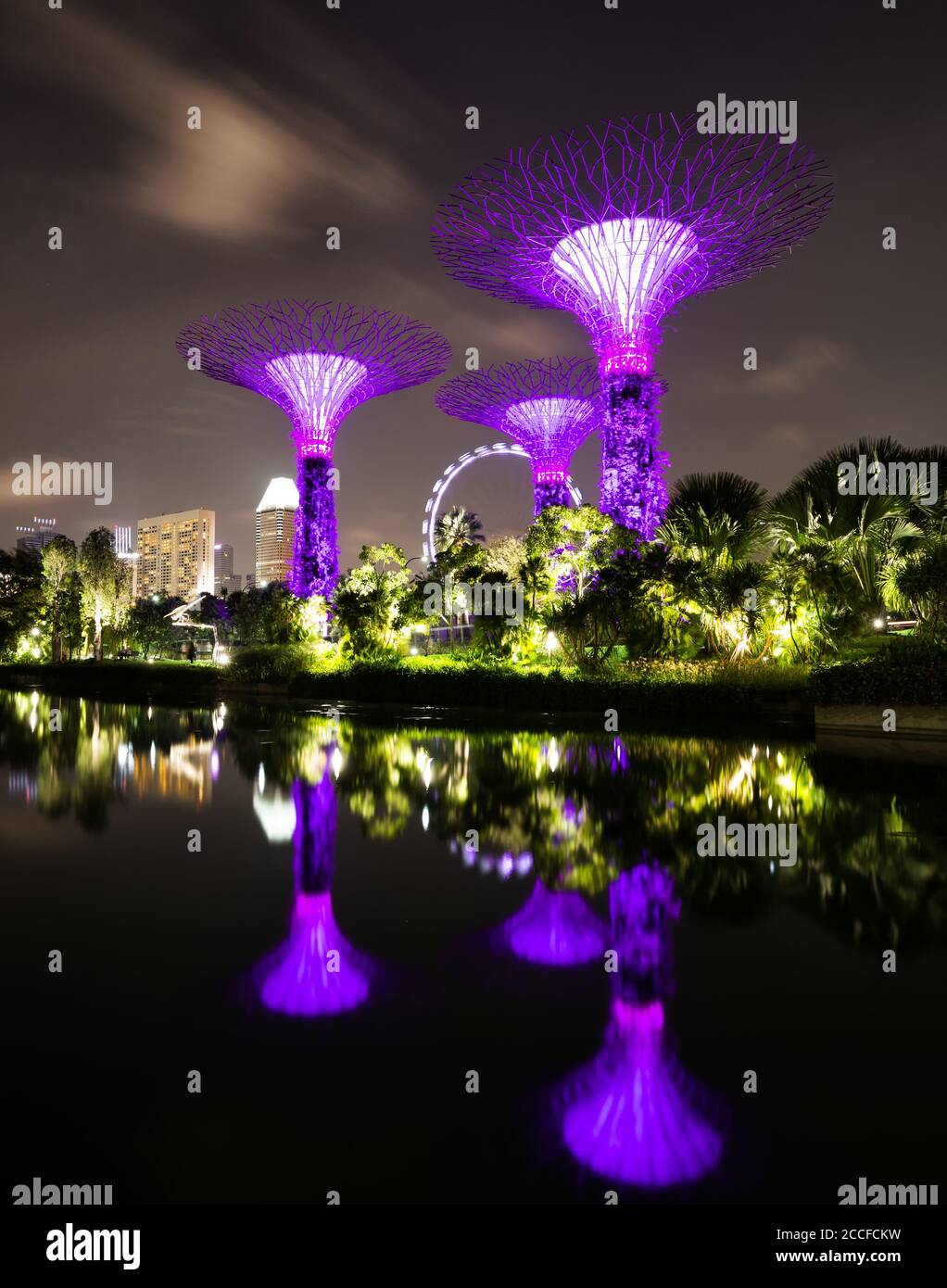 Singapore, Gardens by the Bay Stock Photo