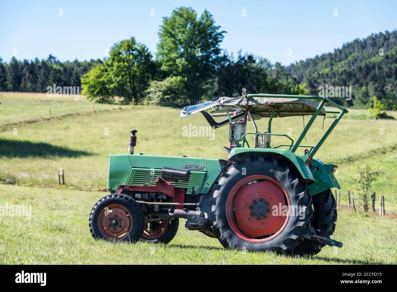 Michelstadt, Hessen, Germany. Fendt Farmer 3S, year of construction 1972, power 48 hp, displacement 2978 ccm Stock Photo