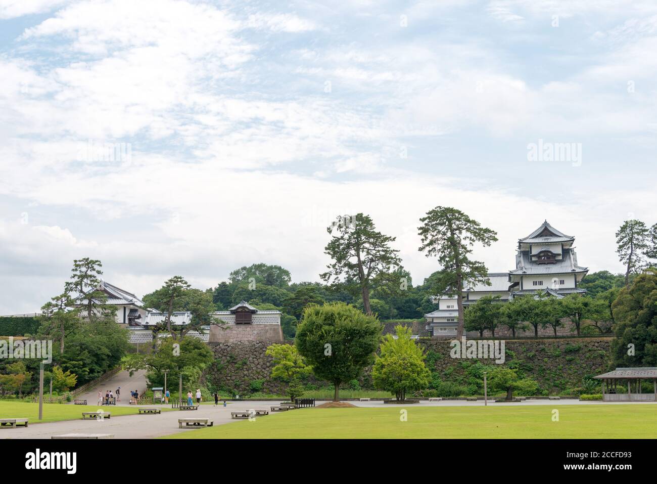 Kanazawa, Japan - Kanazawa Castle Park in Kanazawa, Ishikawa, Japan. a famous historic site. Stock Photo