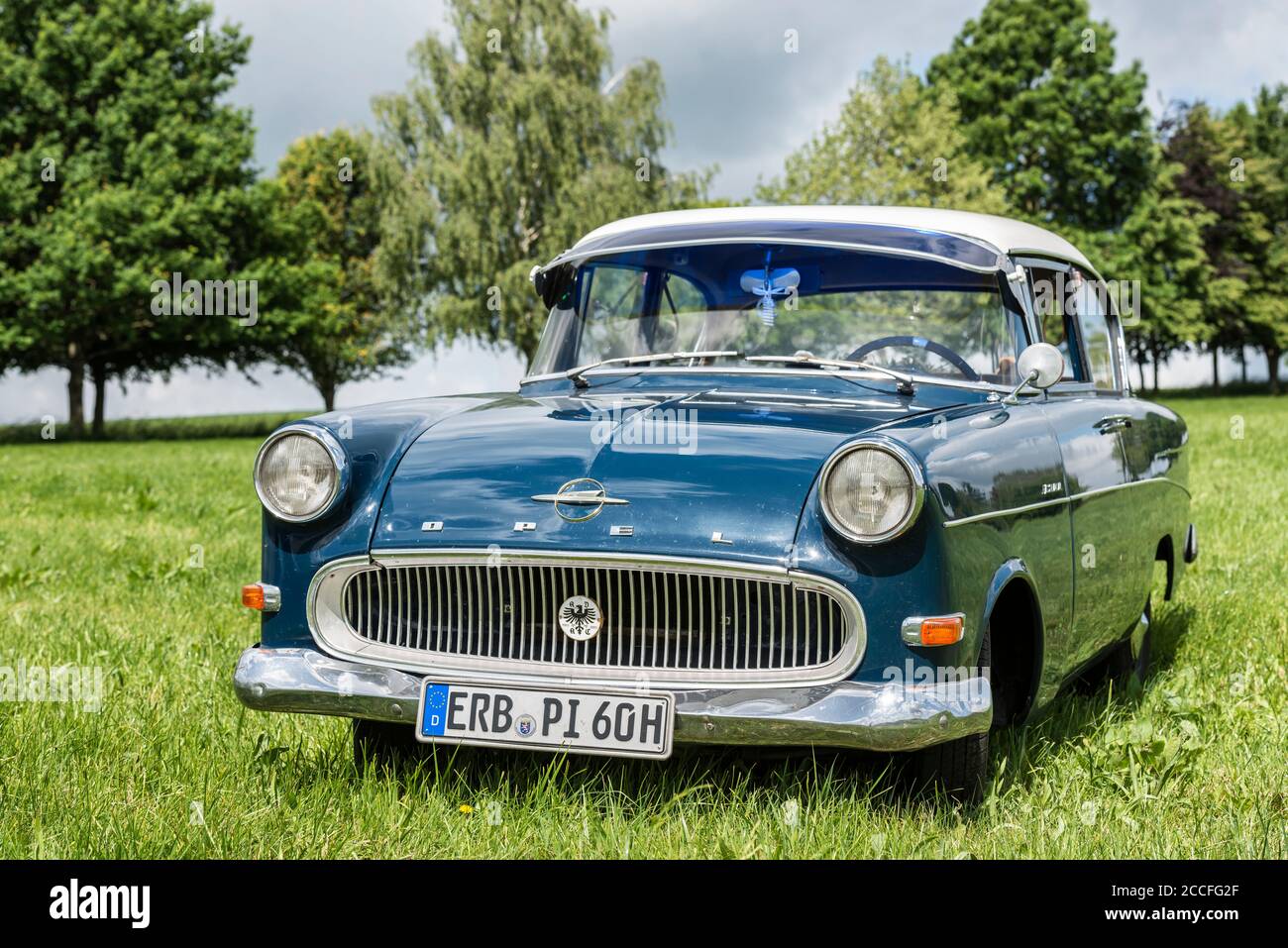 Brombachtal, Hessen, Germany. Opel Olympia Rekord P1, built in 1960, 40 hp,  displacement 1200 cc Stock Photo - Alamy