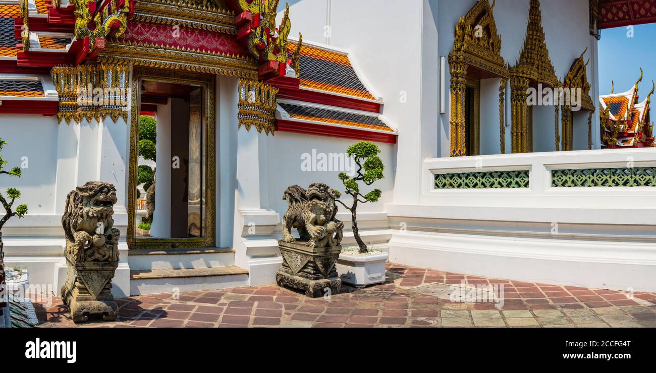 Wat Pho, Bangkok, Thailand, Asia Stock Photo