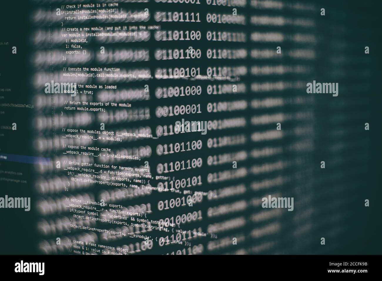 Programming code abstract technology background of software developer ...