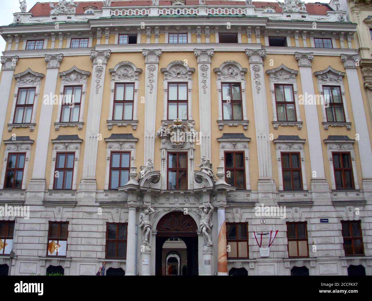 Vienna Palais Kinsky Stock Photo Alamy