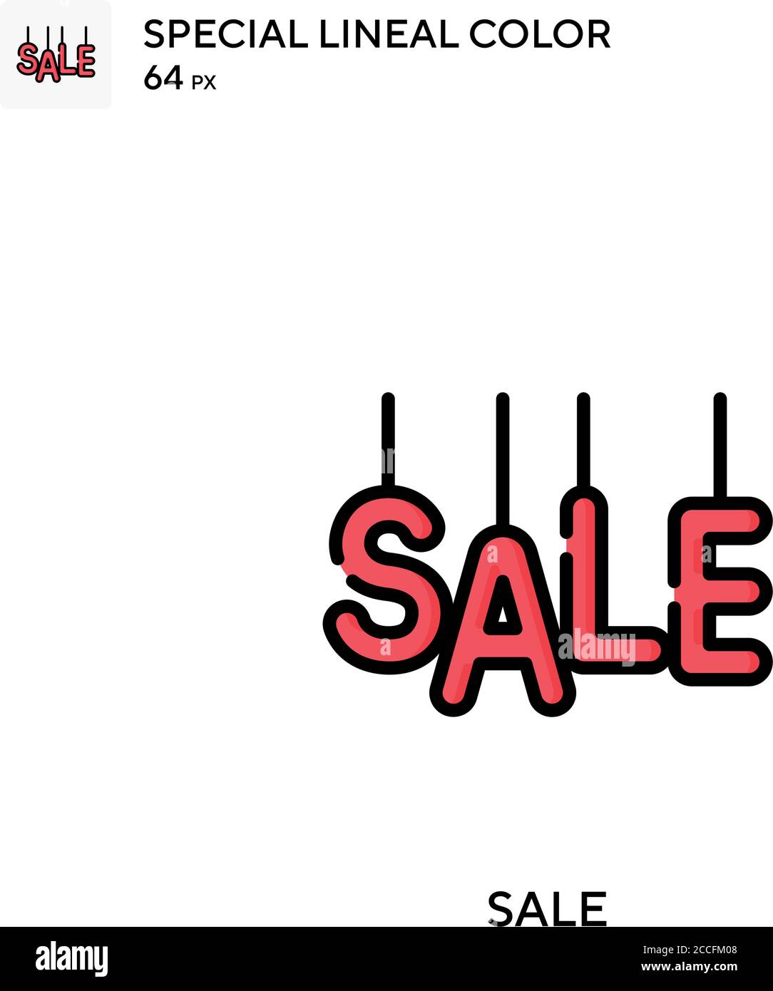 Sale Special lineal color icon. Illustration symbol design template for ...