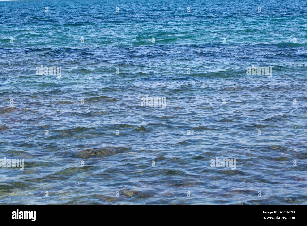 Blue landscape, Sea Water Texture Stock Photo