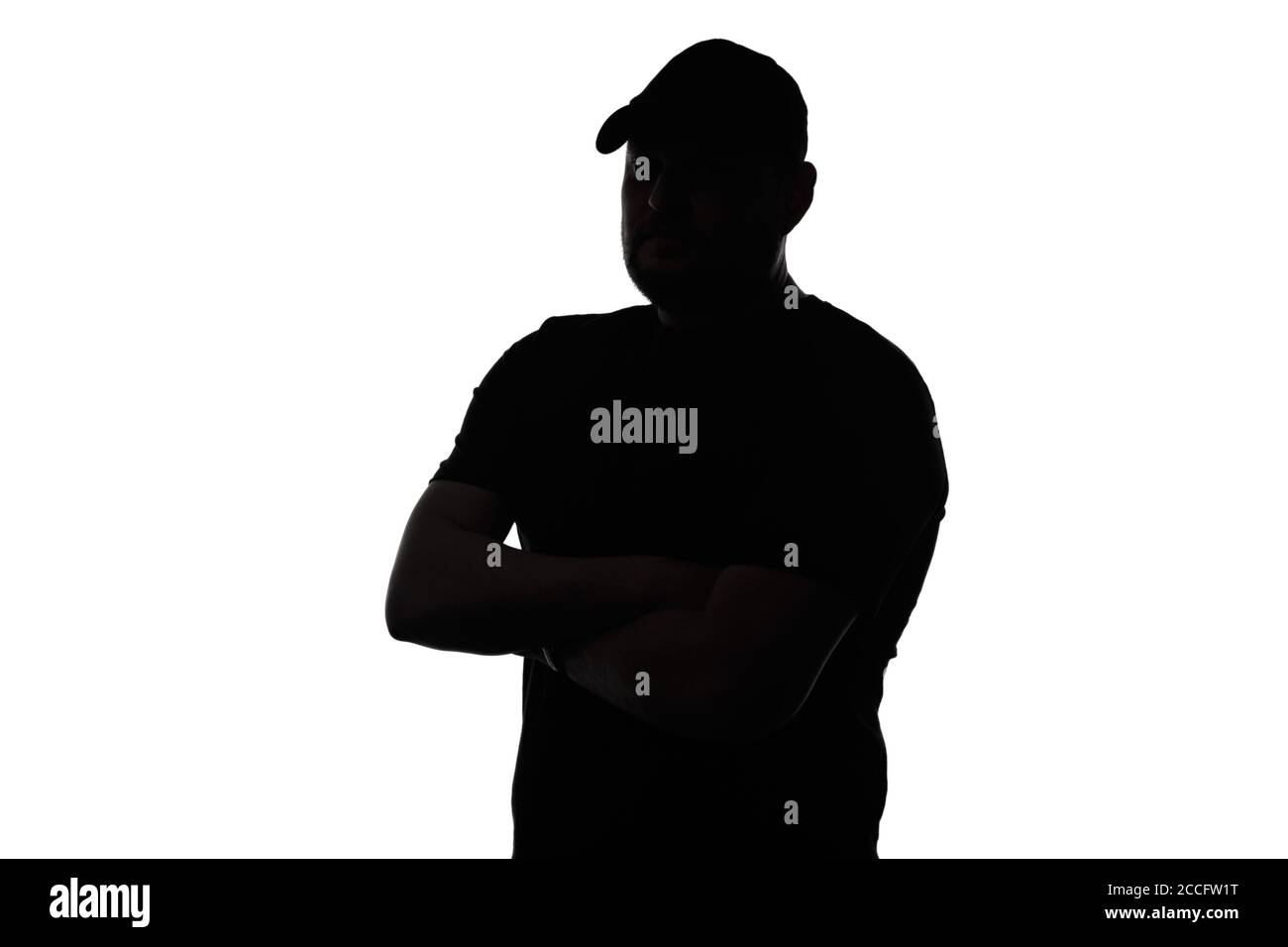 Cap silhouette hi-res stock photography and images - Alamy