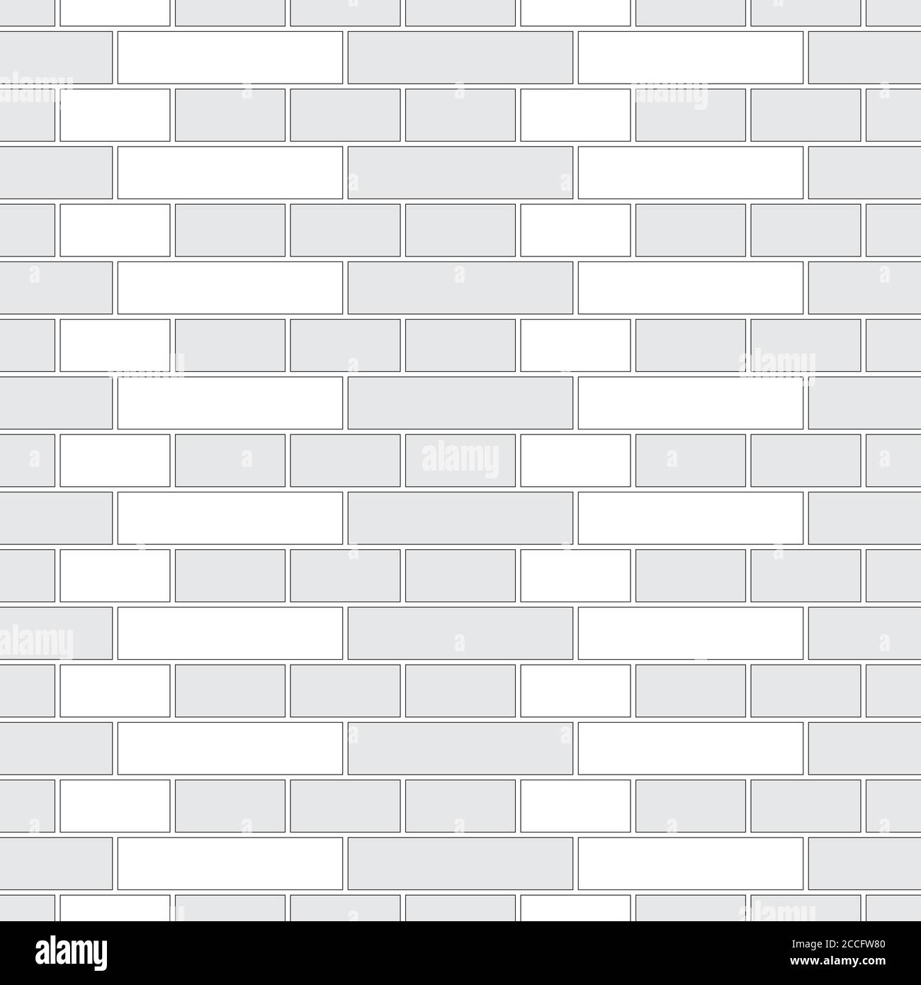 Brickwork Texture Seamless Pattern Decorative Appearance Of English Brick Bond Block Masonry Design Seamless Monochrome Vector Illustration Stock Vector Image Art Alamy