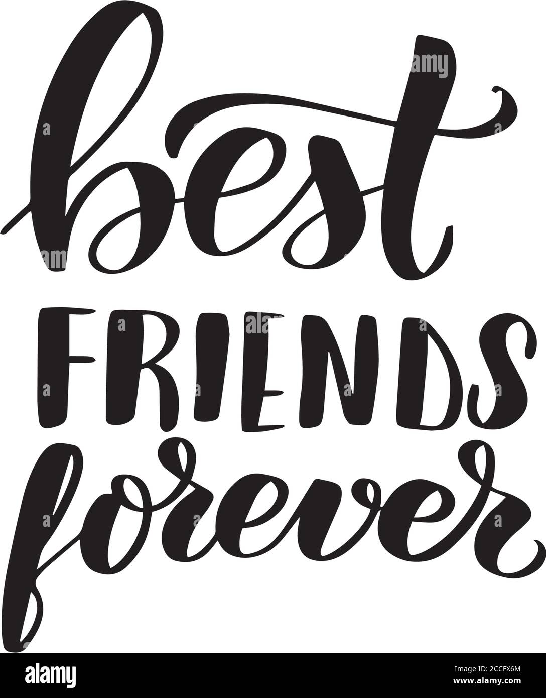 Best friends forever Black and White Stock Photos & Images - Alamy