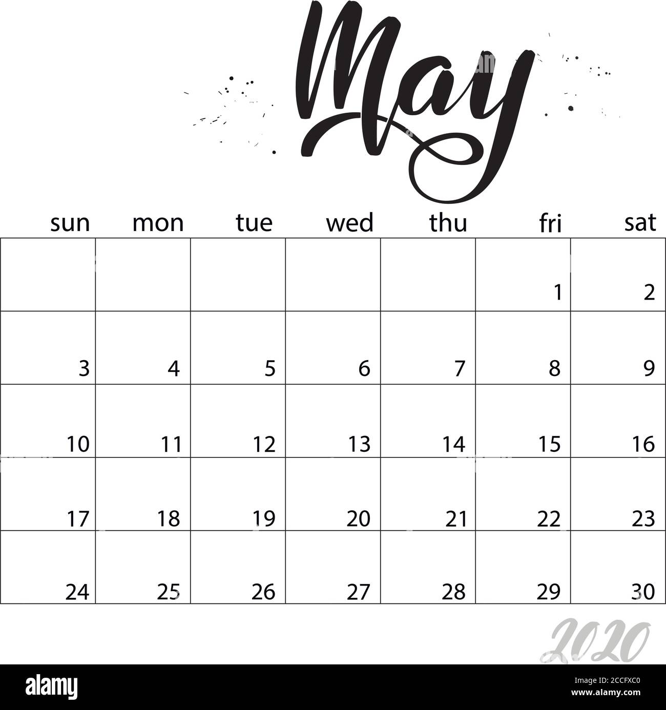 calendar Stock Vector