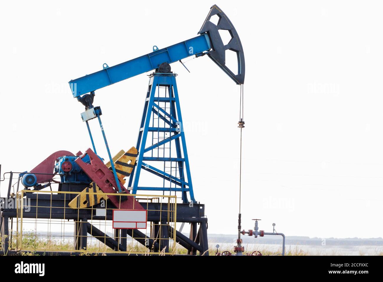 Oil rig. Oil pump. Equipment of the oil industry Stock Photo - Alamy
