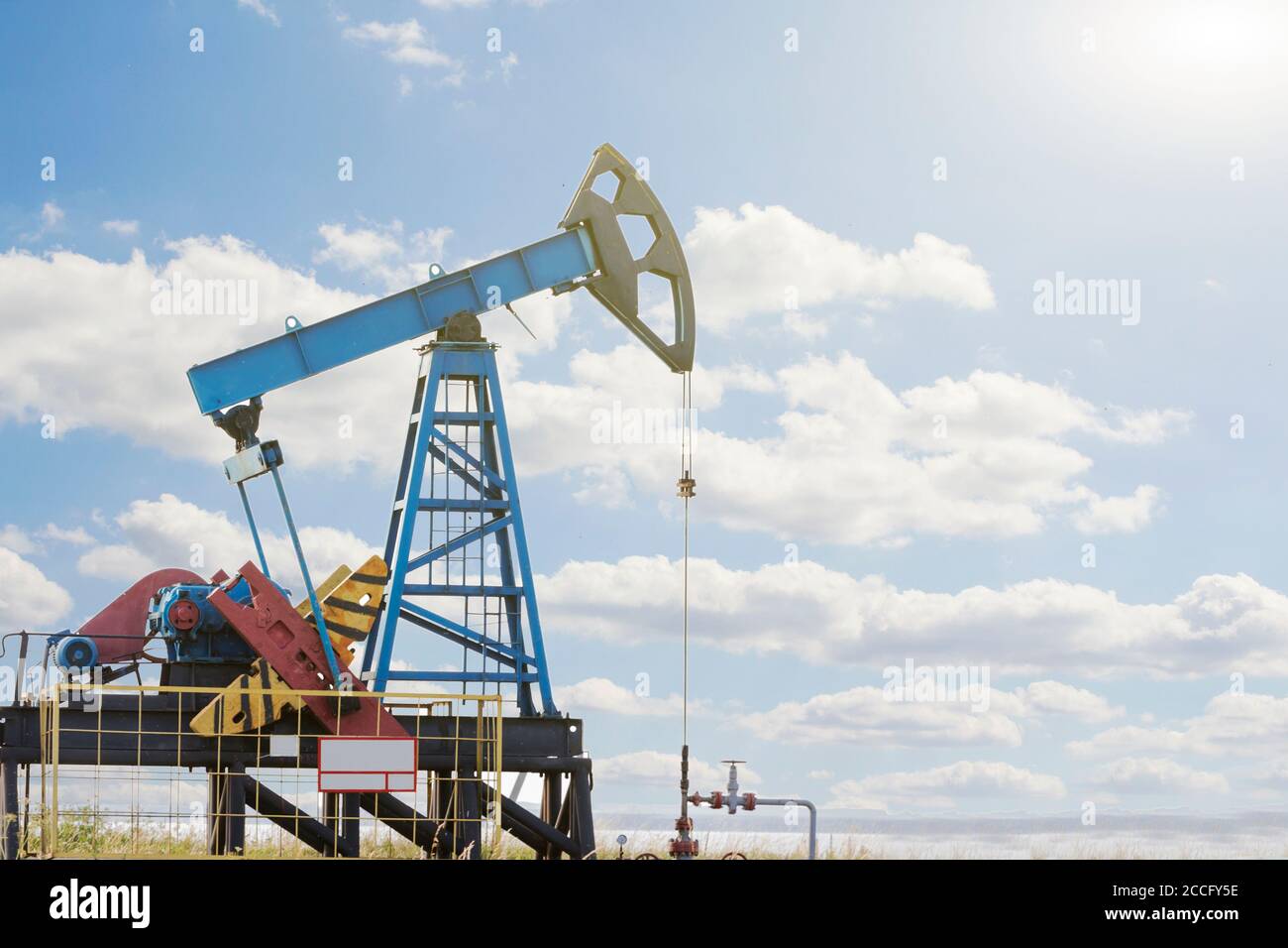Oil rig. Oil pump. Equipment of the oil industry Stock Photo - Alamy
