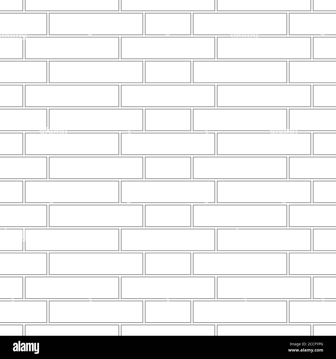 Brickwork texture seamless pattern. Simple appearance of Sussex brick