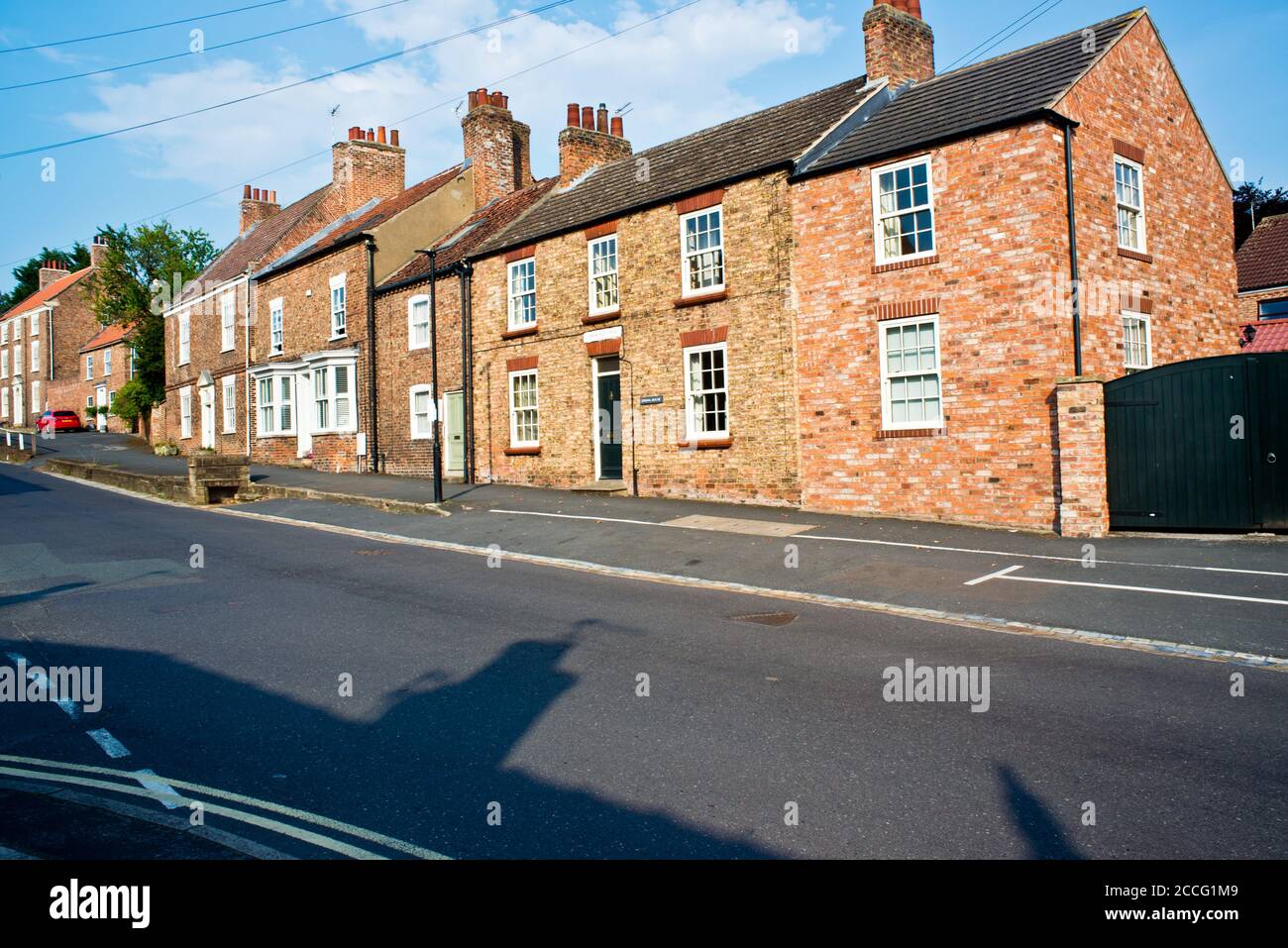 Spring street, period Cottages, Easingwold, North Yorkshire, England Stock Photo
