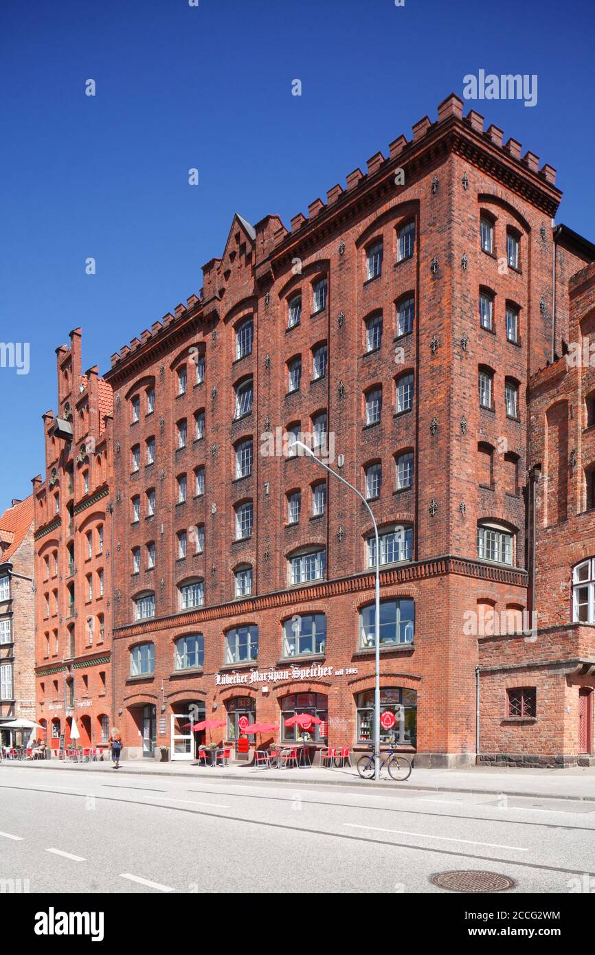 Historic Marzipan Store Old Town Lubeck Schleswig Holstein Germany Europe Stock Photo Alamy