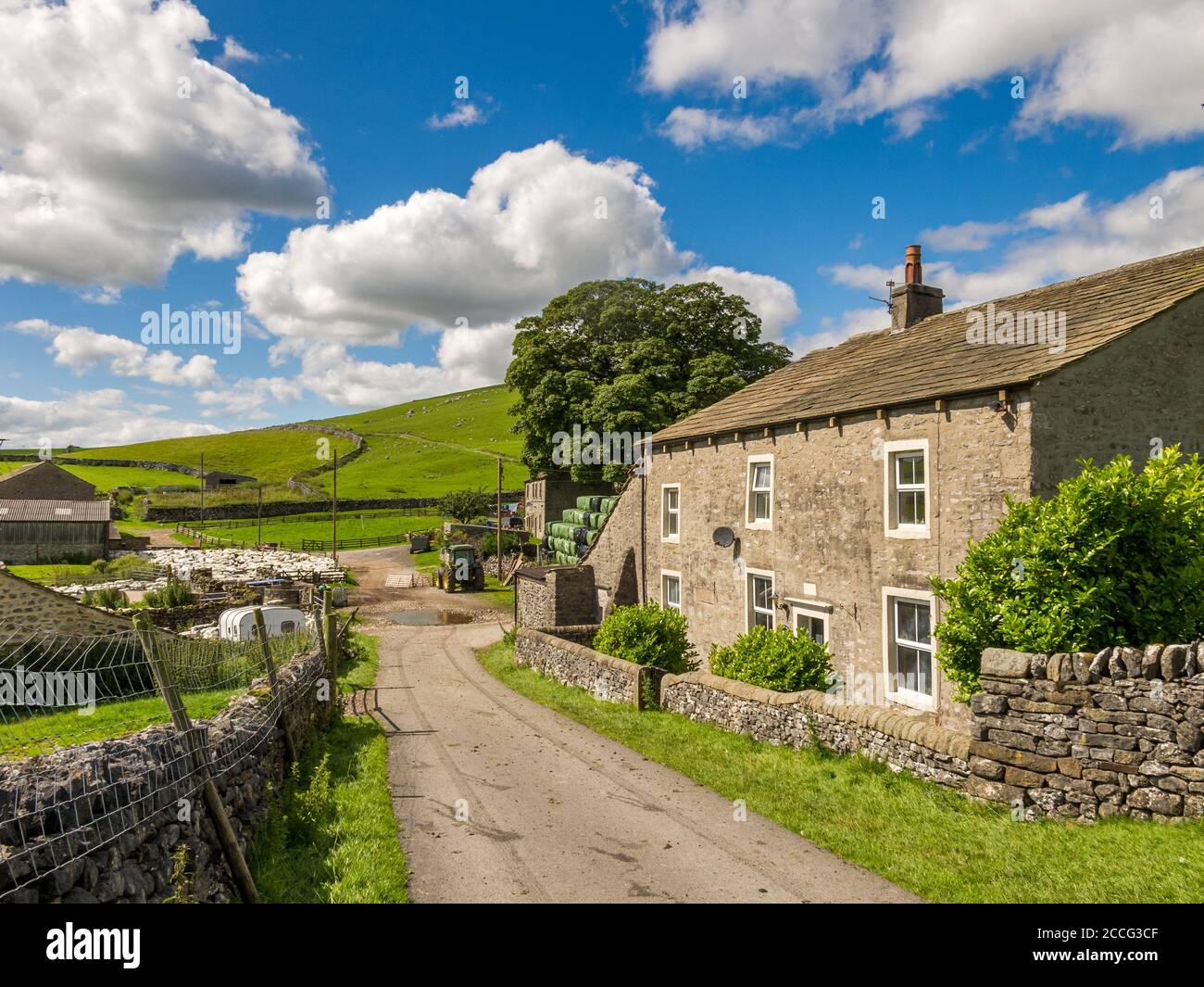 Bordley House Farm in The Yorkshire dales Stock Photo Alamy