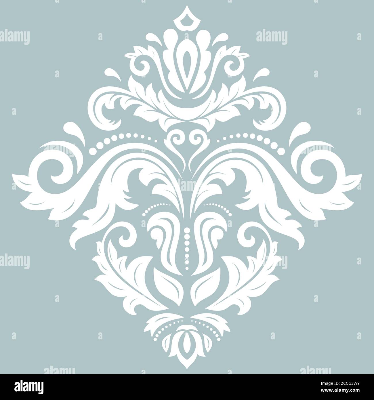 Elegant Vector Ornament in Classic Style Stock Vector
