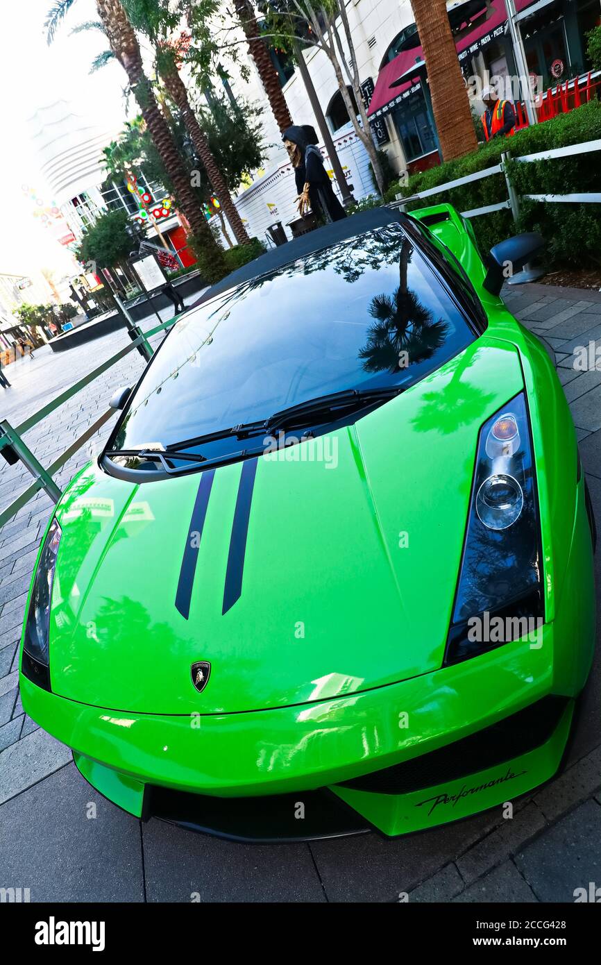 sports model car photo shoot at Las Vegas Stock Photo Alamy