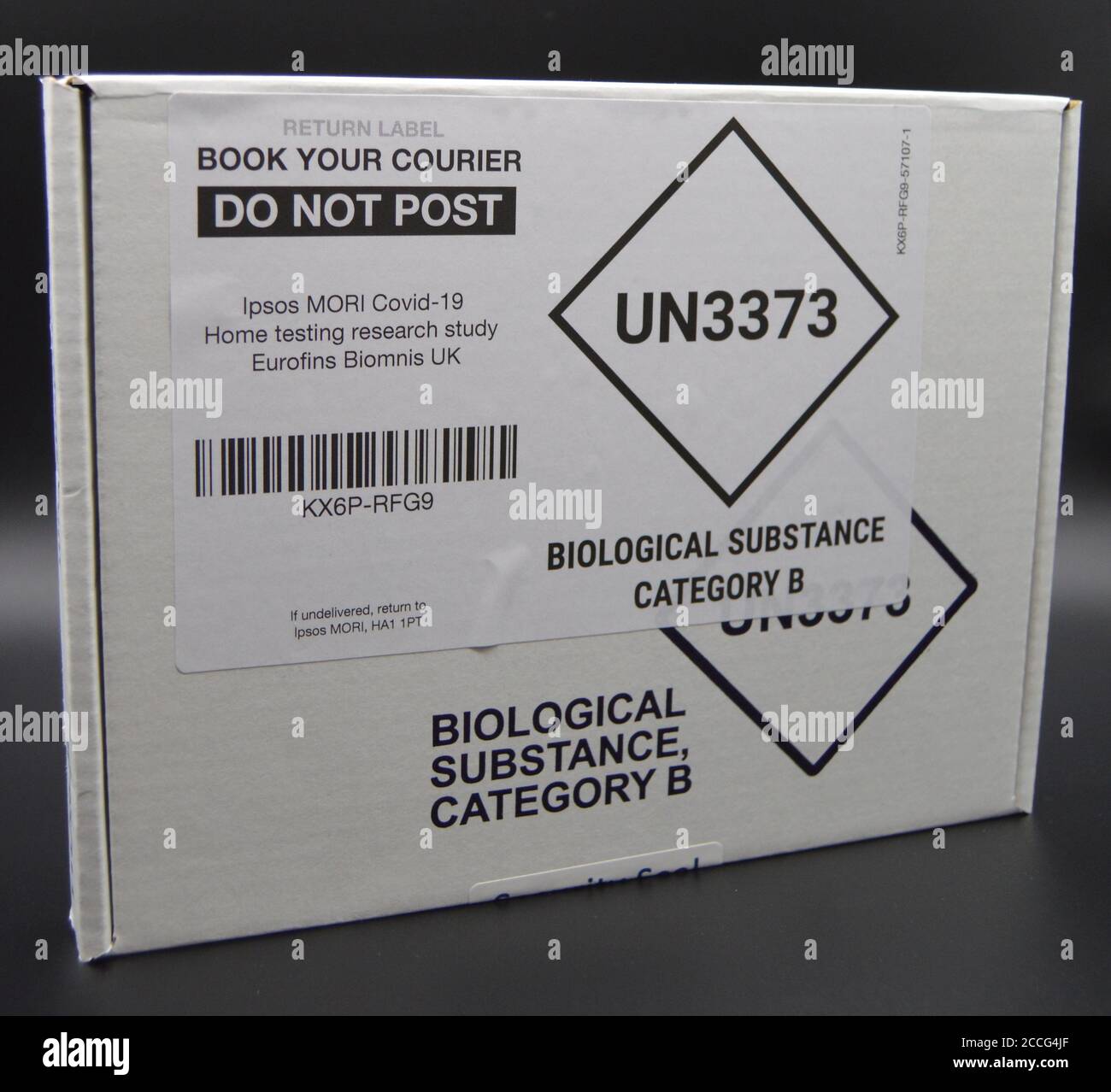 Coronavirus test kit Stock Photo