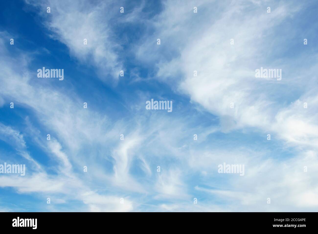 Light white clouds on clean blue sky , Finland Stock Photo - Alamy