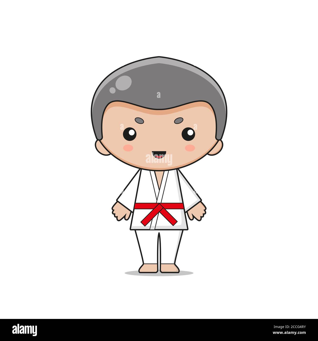 Cartoon taekwondo athlete vector illustration hi-res stock photography and  images - Alamy