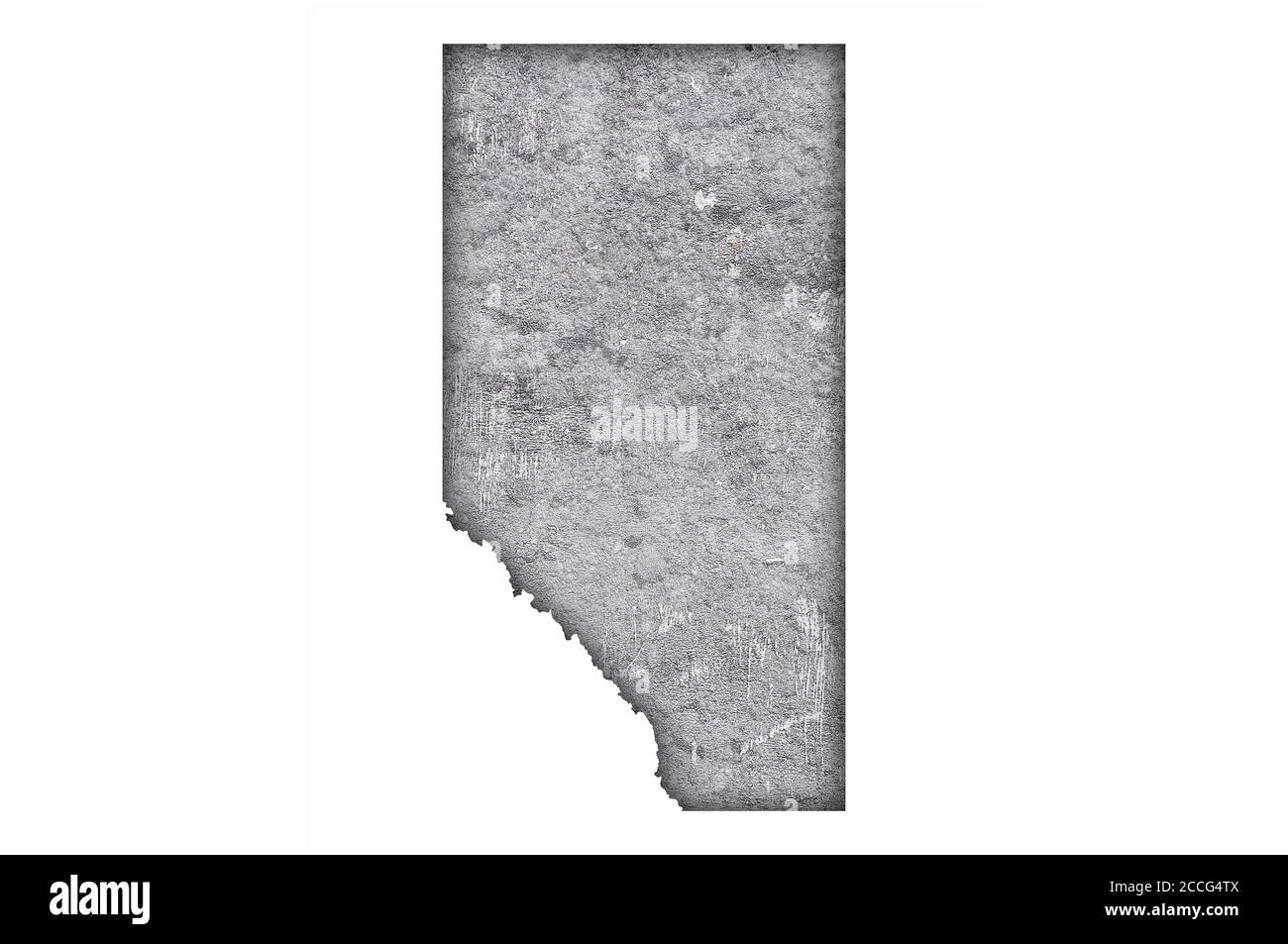 Map of Alberta on weathered concrete Stock Photo - Alamy