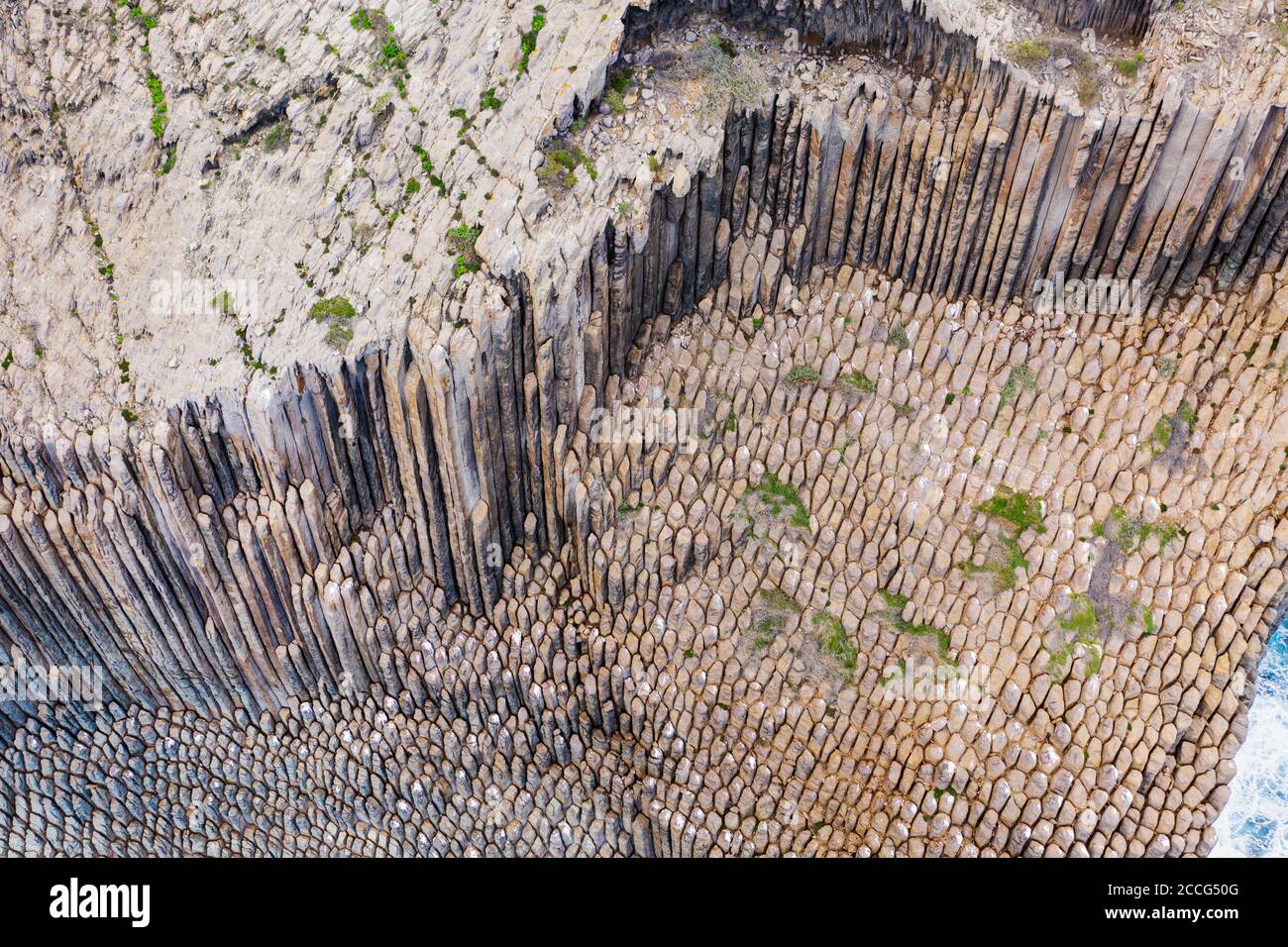 Los Organos basalt rock formation, Organ Pipe Rock, at Vallehermoso ...