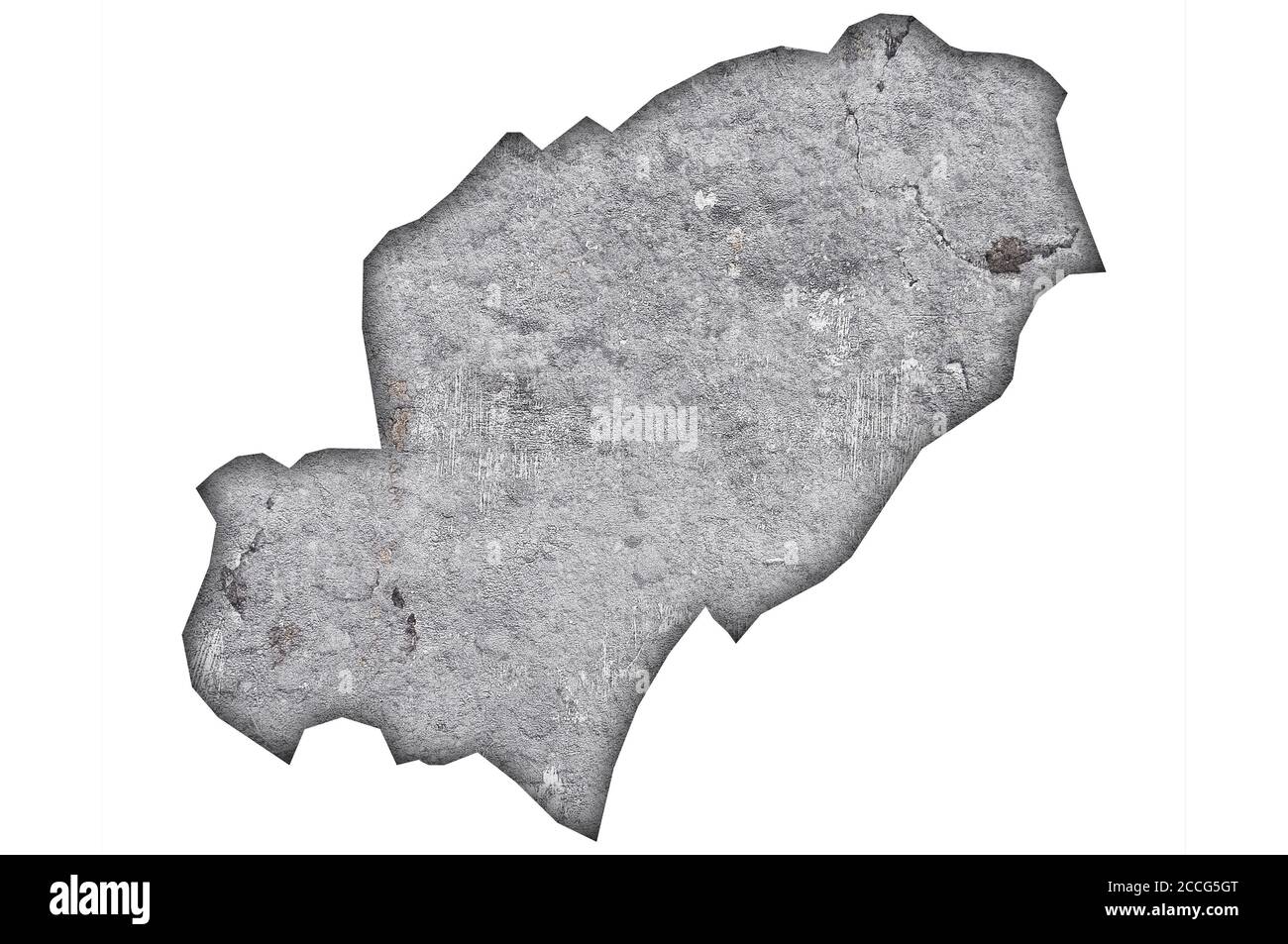 Map of Ibiza on weathered concrete Stock Photo - Alamy