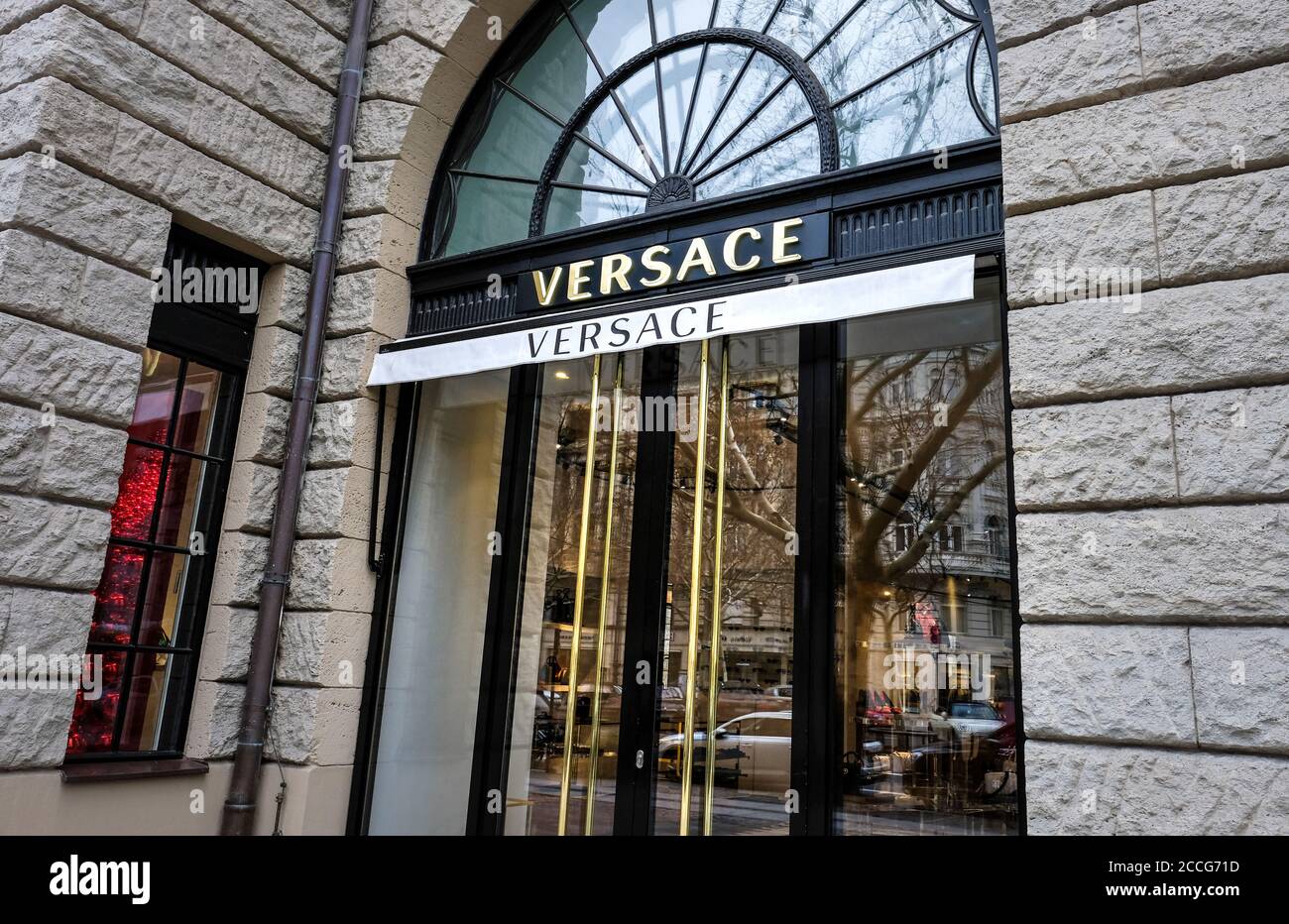 Barcelona, Spain - May 25, 2016: Versace Shop Located On Passeig De Gracia,  One Of The Most Expensive Streets In Europe. Stock Photo, Picture and  Royalty Free Image. Image 57459903.