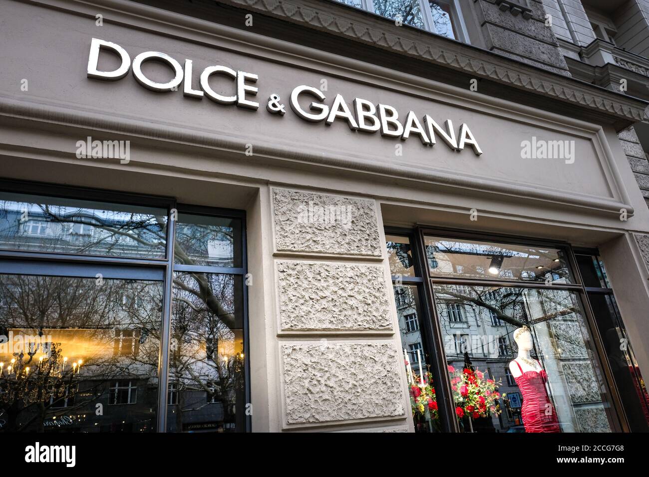 Dolce Gabbana store Stock Photo