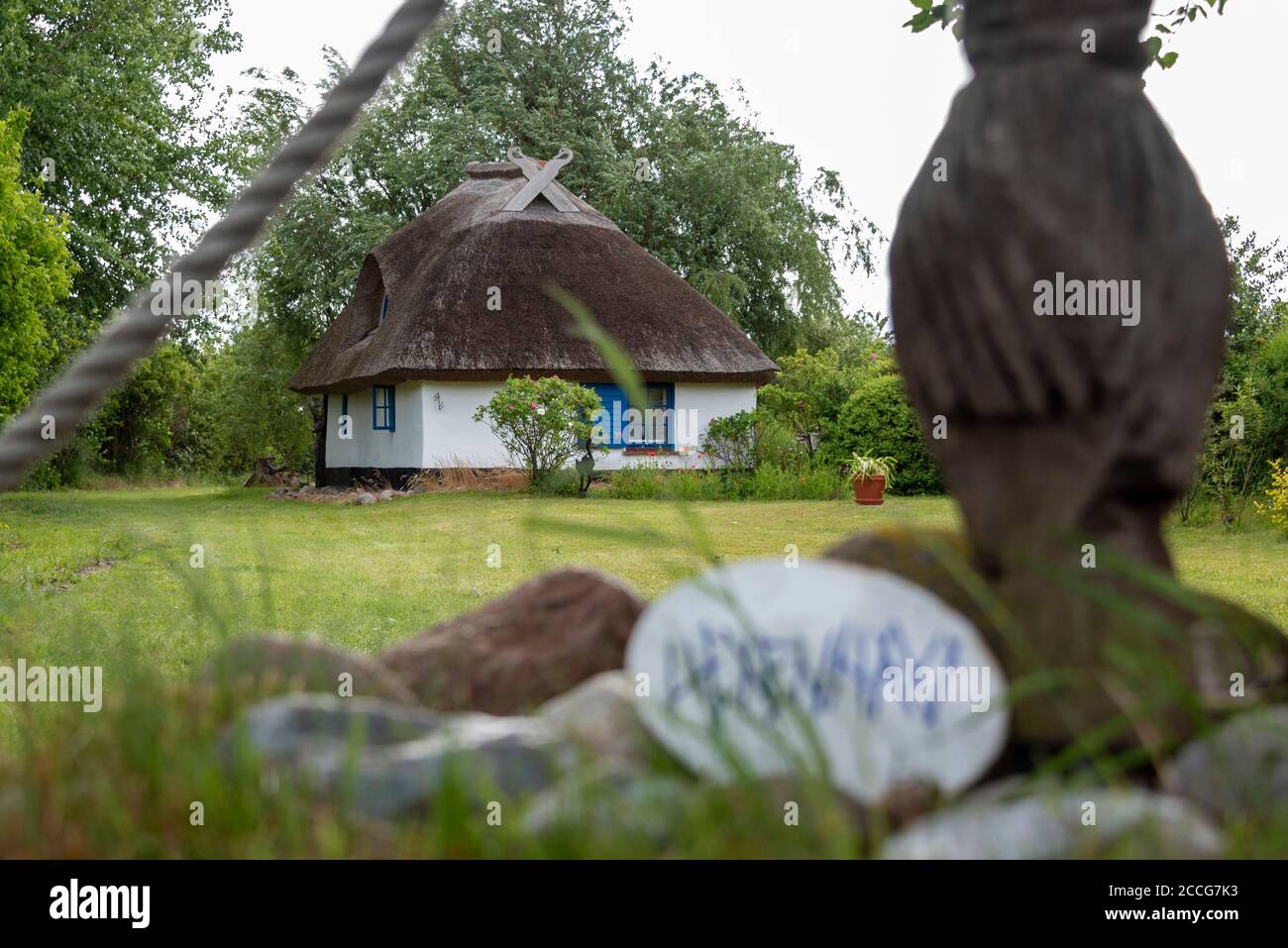 Germany, MecklenburgWest Pomerania, Hiddensee, Hexenhaus in Vitte, one