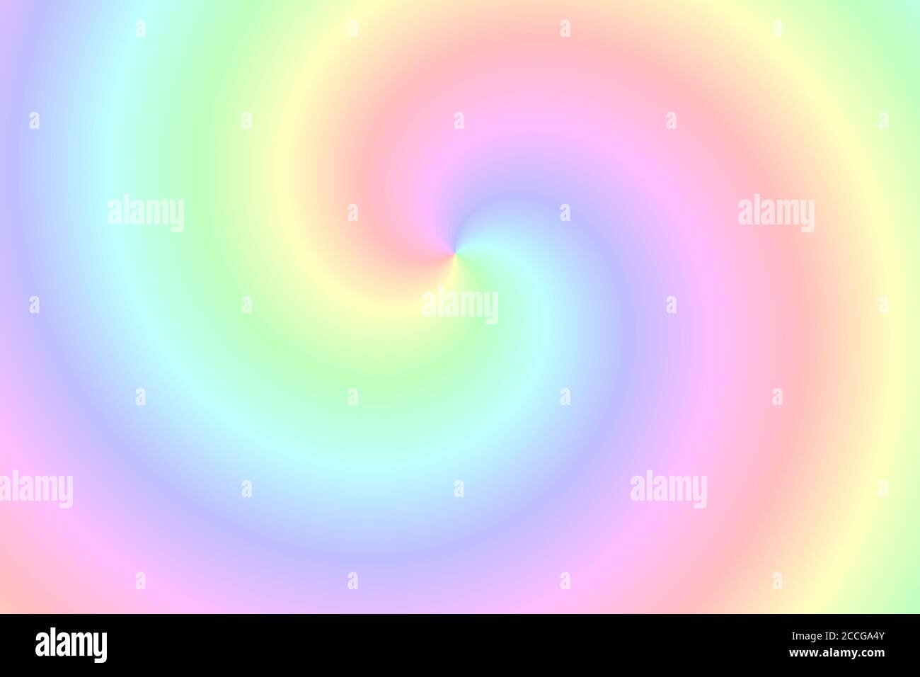 Abstract background of swirl or spiral with soft pastel colours Stock Photo