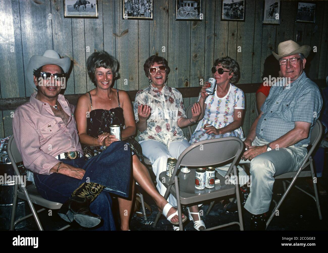 MID WEST AMERICA CHEYENNE BAR, WYOMING, USA 1970s Stock Photo