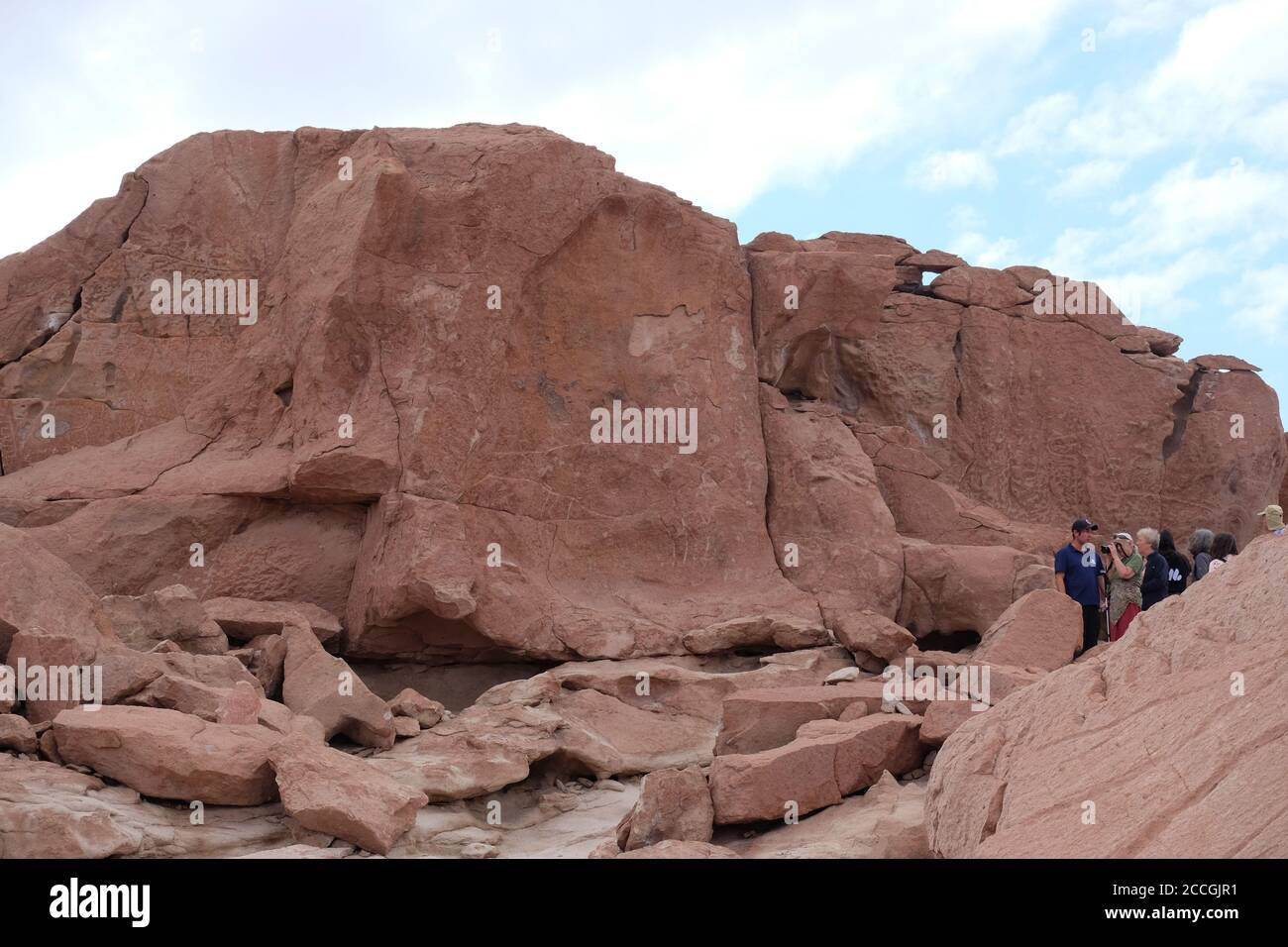 Petroglyphs of animals, birds and humans etched into a rocky outcrop in the  Atacama, Chile by pre-columbian peoples travelling to the Pacific Stock  Photo - Alamy