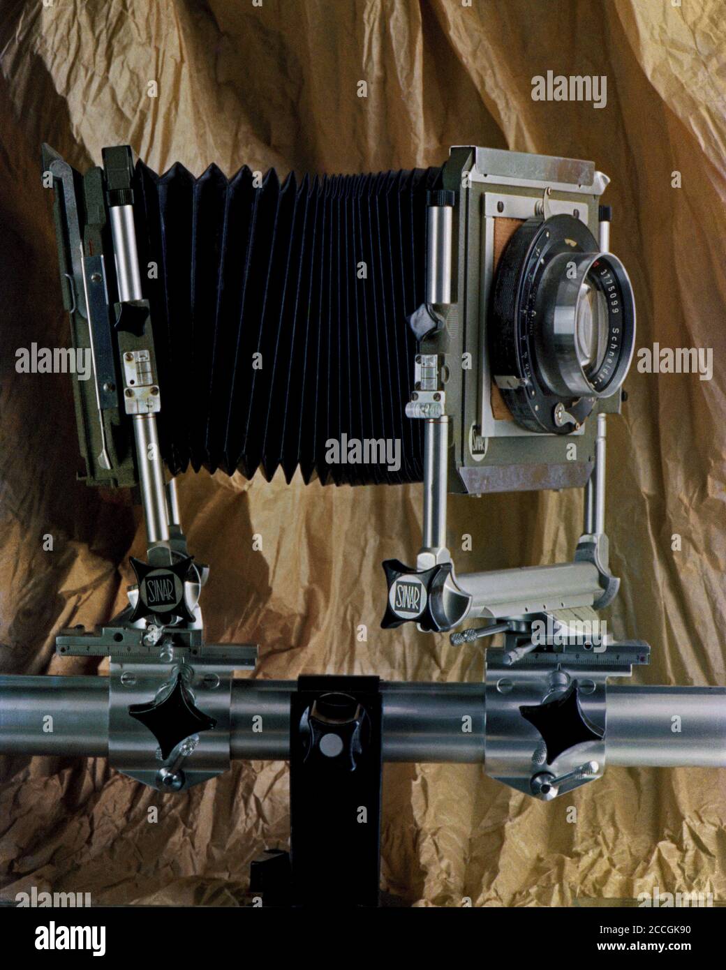 A Sinar Norma 5 x 4 Monorail Camera, all moves freely, with Rodenstock