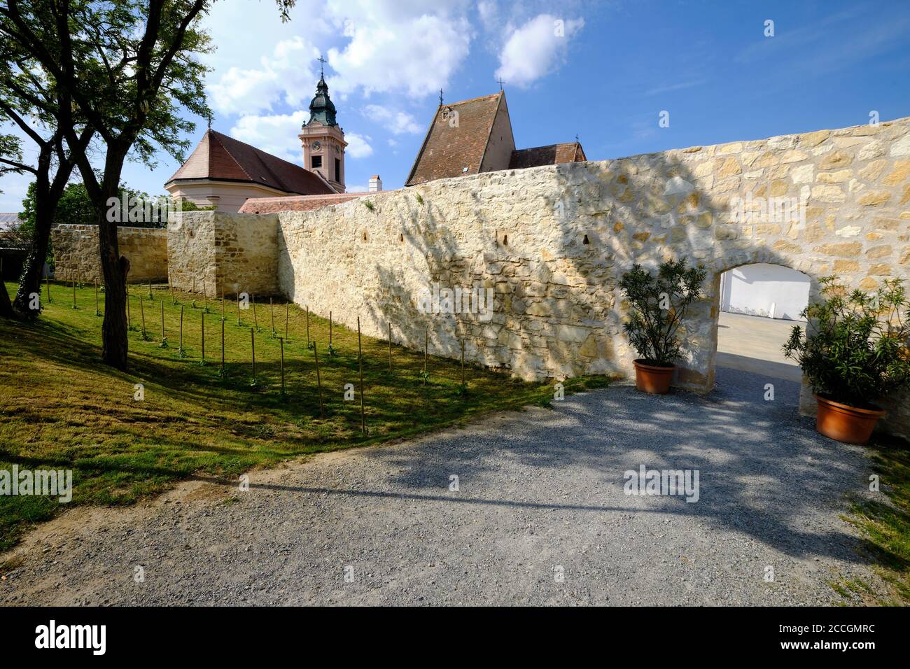 Historic old town of Rust on Lake Neusiedl, Burgenland, Austria Stock Photo