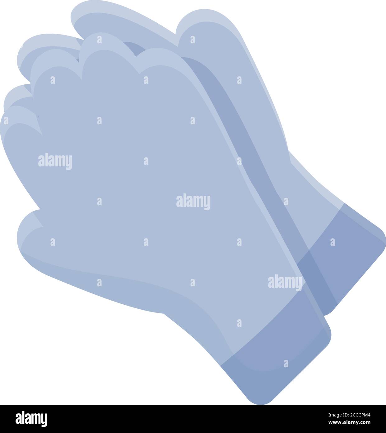 Golf gloves icon. Cartoon of golf gloves vector icon for web design