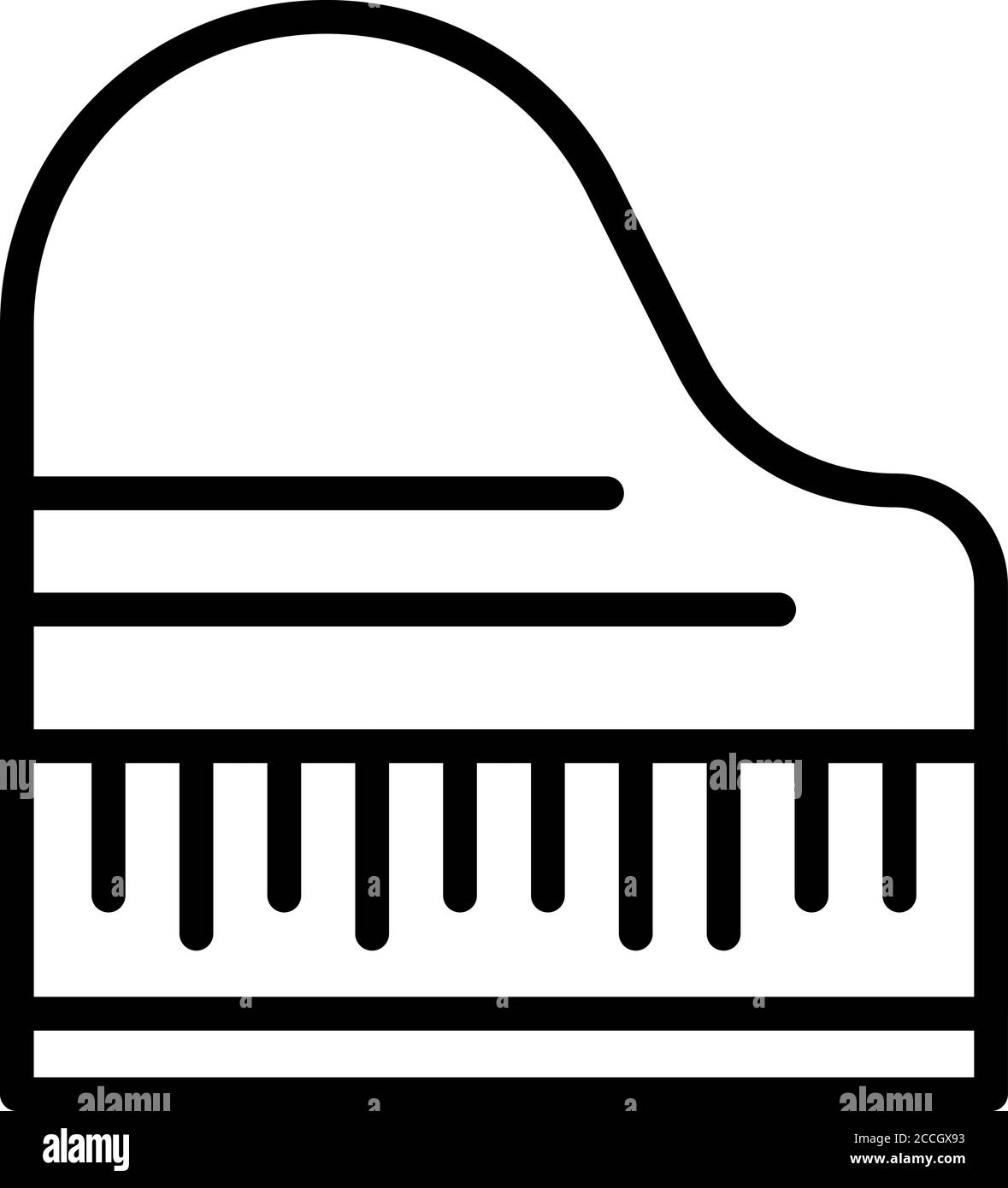 Piano icon, outline style Stock Vector Image & Art - Alamy