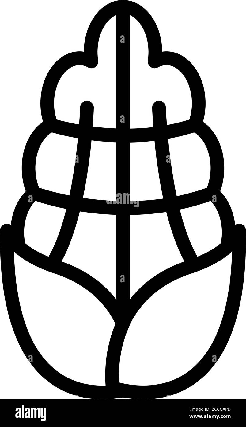 Eco corn icon, outline style Stock Vector Image & Art - Alamy