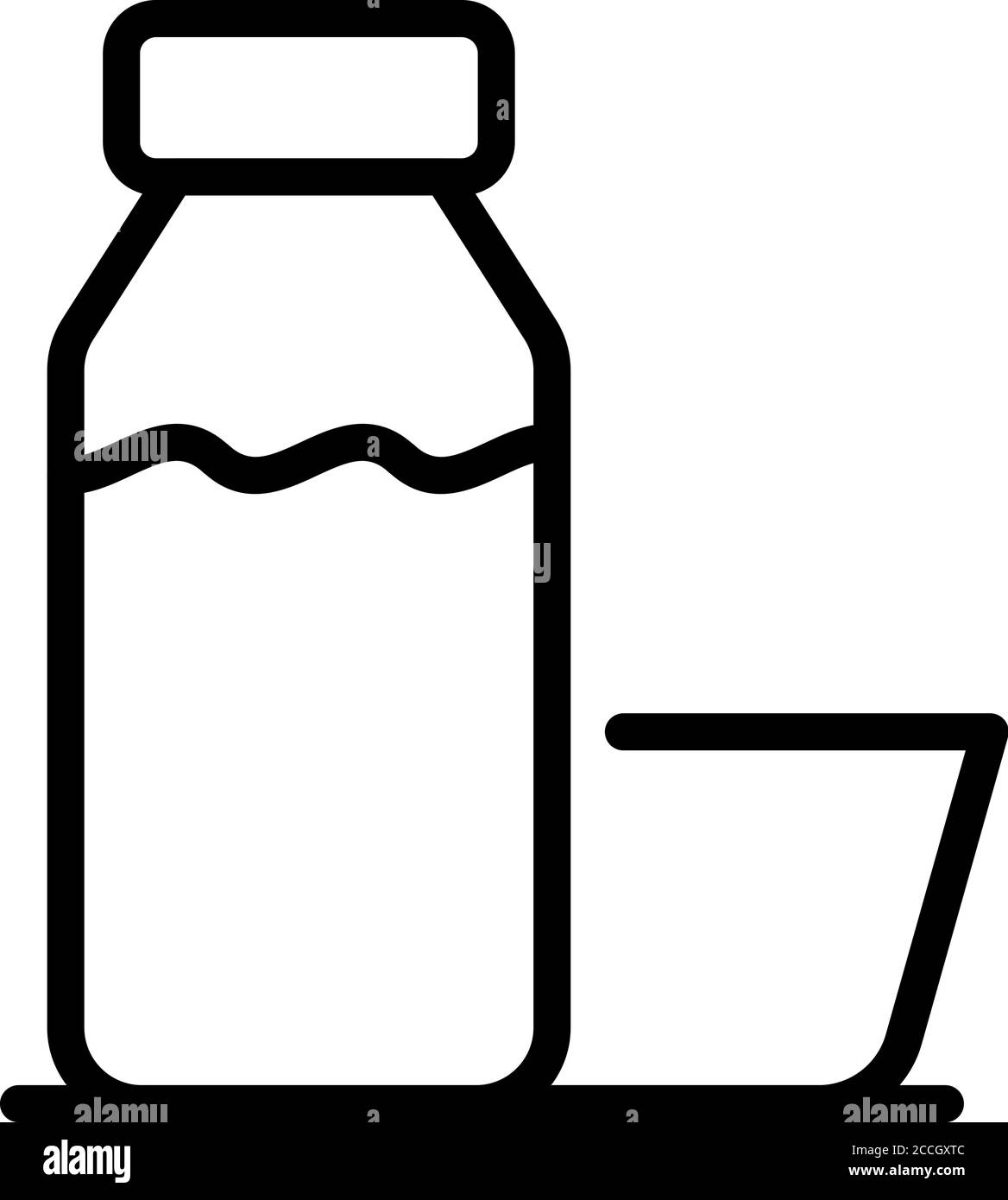 Juice bottle icon, outline style Stock Vector Image & Art Alamy