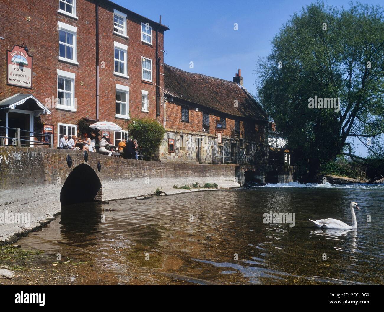The Old Mill Hotel, restaurant & pub. West Harnham, Salisbury
