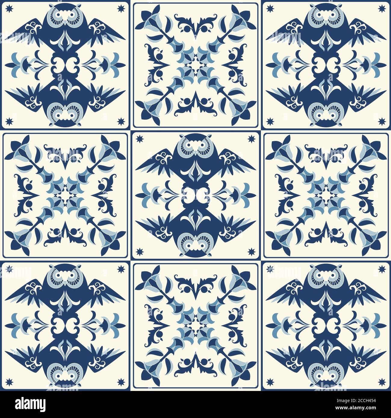 Vintage wall tiles pattern Stock Vector Image & Art - Alamy