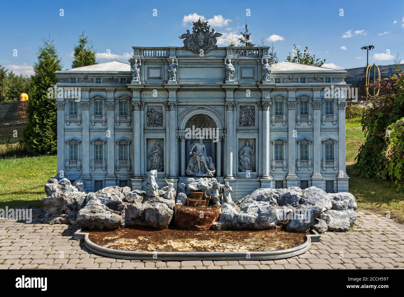 Krajno-Zagorze, Poland - August 14th, 2020. in Sabat Krajno Amusement and Miniatures Park Stock Photo