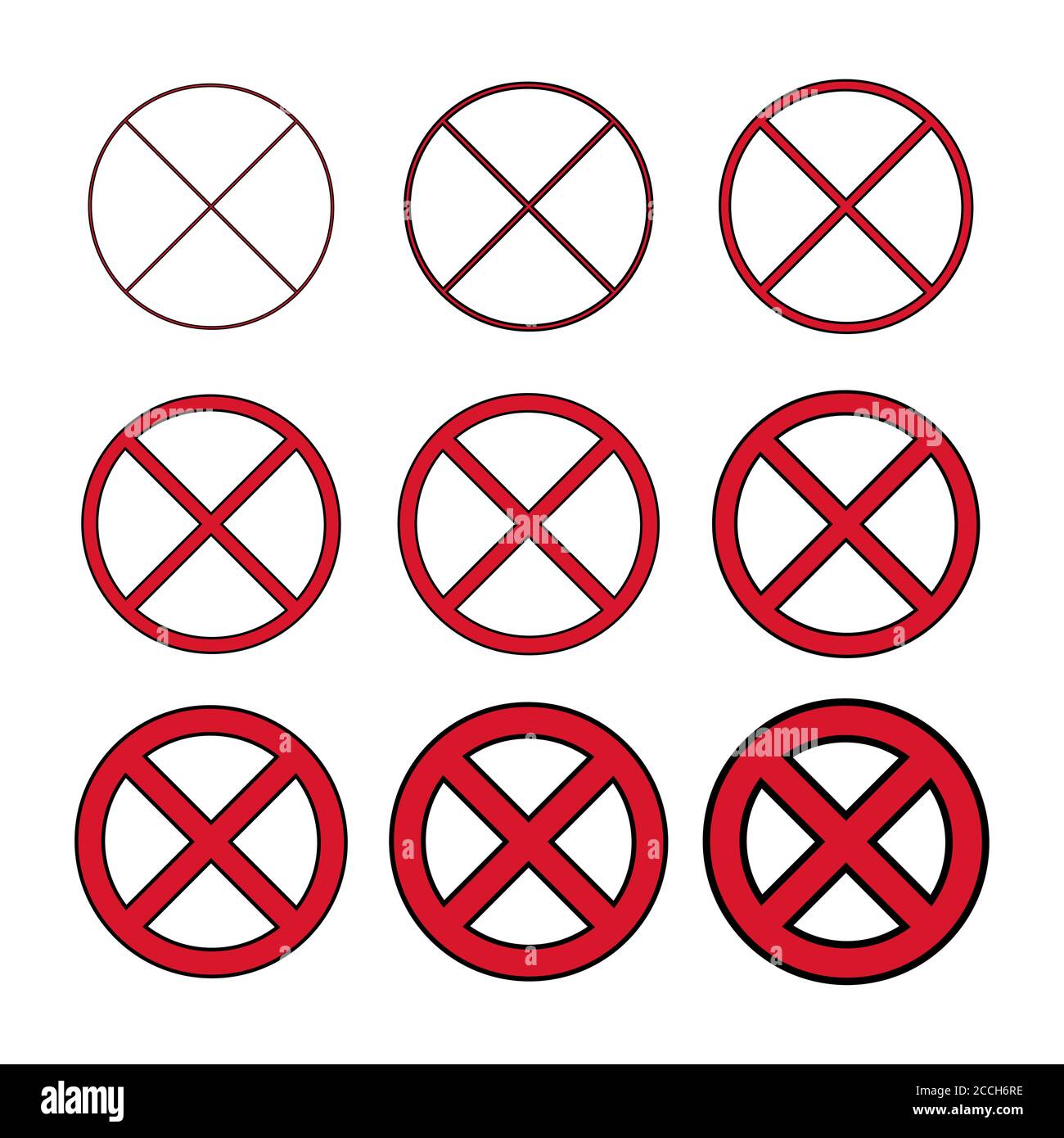 Flat Stop Icon isolated on white background. Modern vector illustration ...
